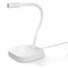 Adjustable Neck Wired Microphone 360 Degrees Omnidirectional Desktop Computer Mic  Streaming Use