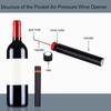 Needle Type Wine Opener Travel Portable Pocket Corkscrew Wine Bottle Opener for Home Restaurant Party Bar Accessories