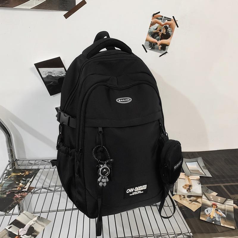 Japanese Large-Capacity Schoolbag Male College Student Leisure Sports Computer Travel Bag Lightweight Backpack Junior High School Backpack