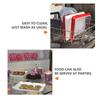 Reusable Food Preservation Tray Plastic Creative Vacuum Seal Fruit Dishes Storage Tray Refrigerator Fresh-keeping Film Container