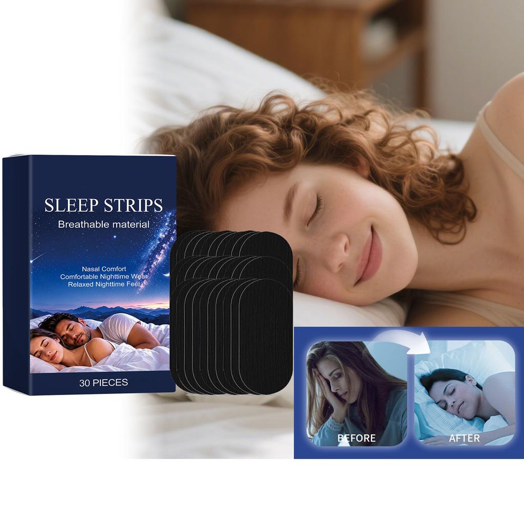 Breathable Sleep Strips for Nasal Comfort and Relaxed Nighttime Use 30 Pieces for Comfortable Night Wear and Improved Sleep Quality