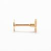 LUNNE 14k Hexagon Labret Tragus Piercing (14K Gold) #W04