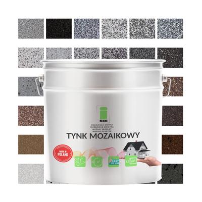 Resin Mosaic Plaster Class 1 Frost-resistant 7 Kg Premium 36 Variants