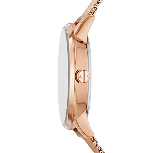 Armani Exchange LOLA AX5566 Women's Rose Gold Watch, Officially Imported
