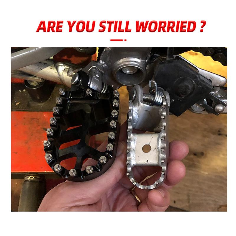 For Kawasaki KLX300R KLX300S KLX300SM KLX650 KLX650R KLR650 KLX 300R 300SM KLR 650 Accessories Footrest Footpegs Foot Pegs Pedal