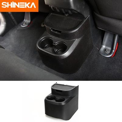 Suporturi pentru băuturi SHINEKA pentru Jeep Wrangler mașină ABS cutie de depozitare spate Accesorii suport pentru pahare de apă pentru Jeep Wrangler JK
