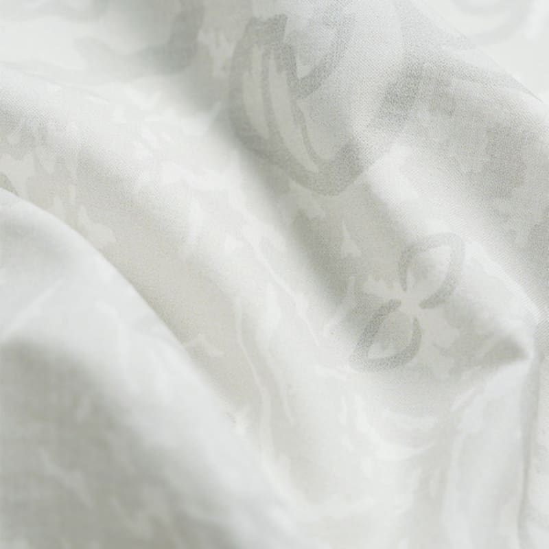 MAYA SAPANA Cotton Mini Scarf (Fog White)