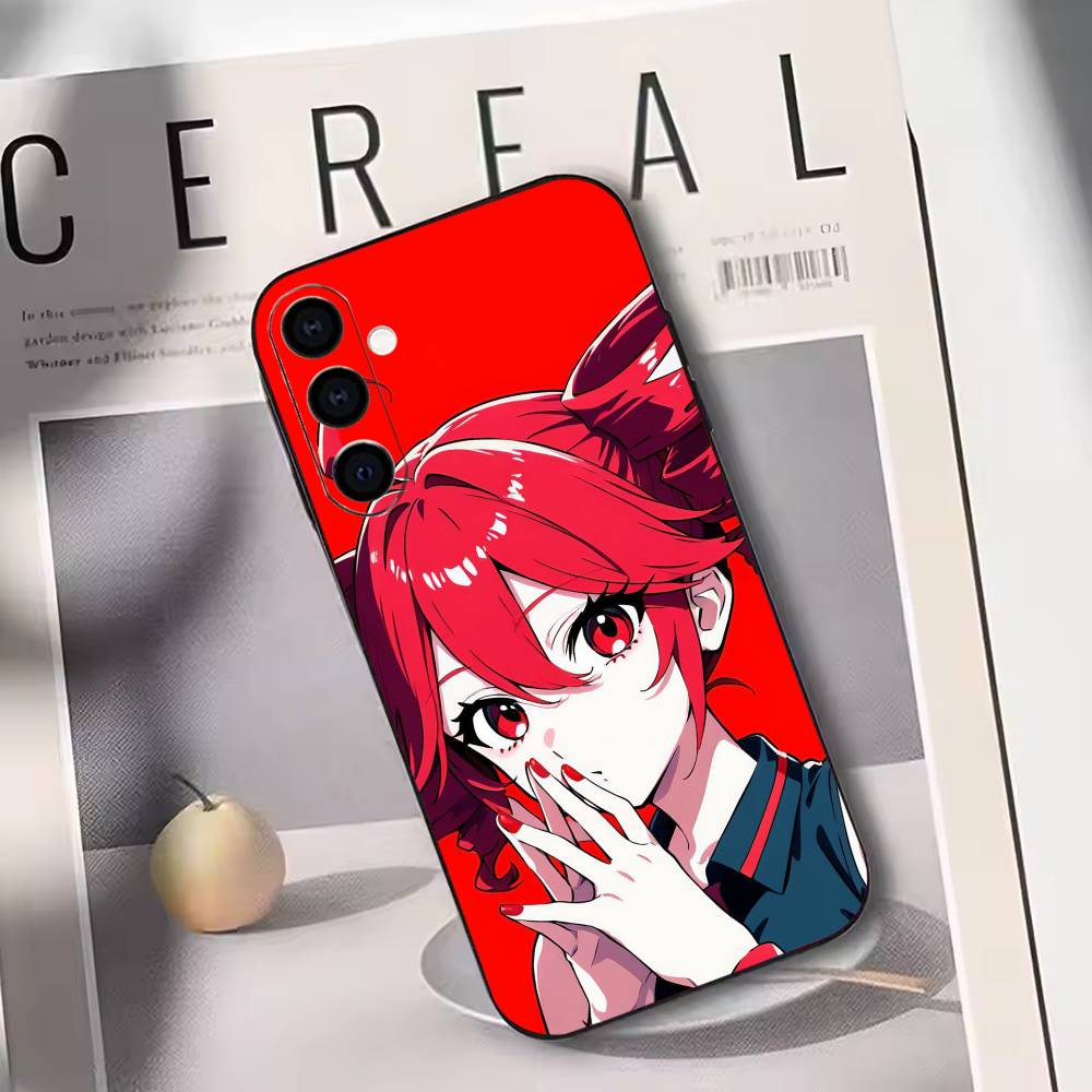 K-Kasane T-Teto Get To Me  Phone Case Black Silicone Soft For Samsung Galaxy A73,A72,A71,A70,A53,A52,A51