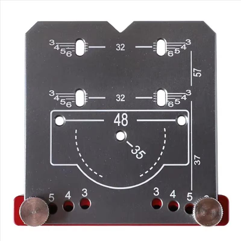 

35mm hinge fixture installation cabinet and door hinge locator for precise installation of high-quality woodworking cabinet door серебряный серый