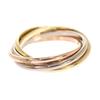 CARTIER  #9(JP Size) ring K18 yellow gold/K18 Pink Gold Women