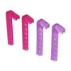 Ice Skate Guard Double Color Hard Plastic Cuttable Ice Skate Blade Cover for   Skate