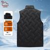 Eastern Camel Men's Winter Fleece-Lined Vest
