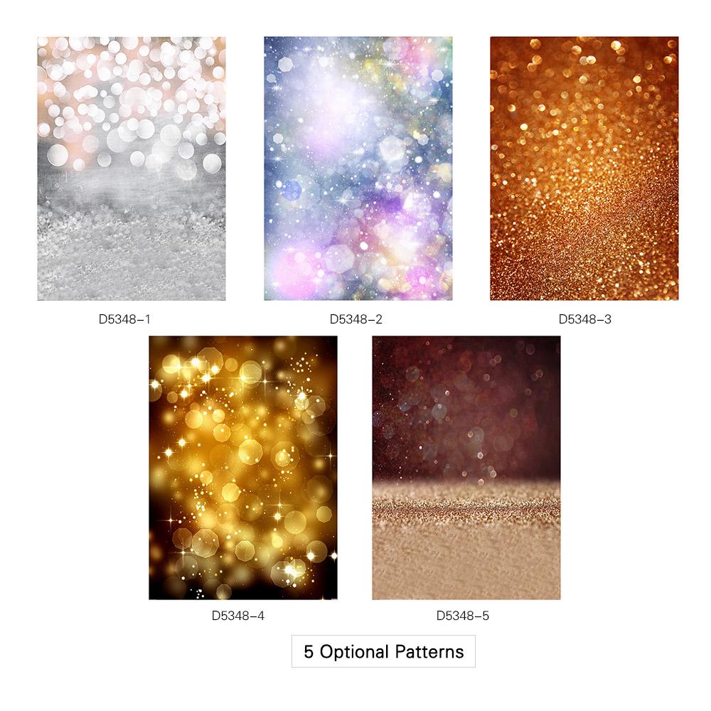 1.5 * 2.1m/5 * 7ft Fotobakgrund Glitter Ljus Bokeh Fläck