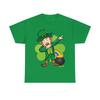 Dabbing Leprechaun St Patricks Day Graphic Tee Shirt