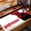 HYBXAXC Mouse Pad Wolfenstein Mousepad Large Keyboard Desk Mat Gaming Mouse Pad LockEdge Non-slip Mat Keyboard Mousepad 90x40
