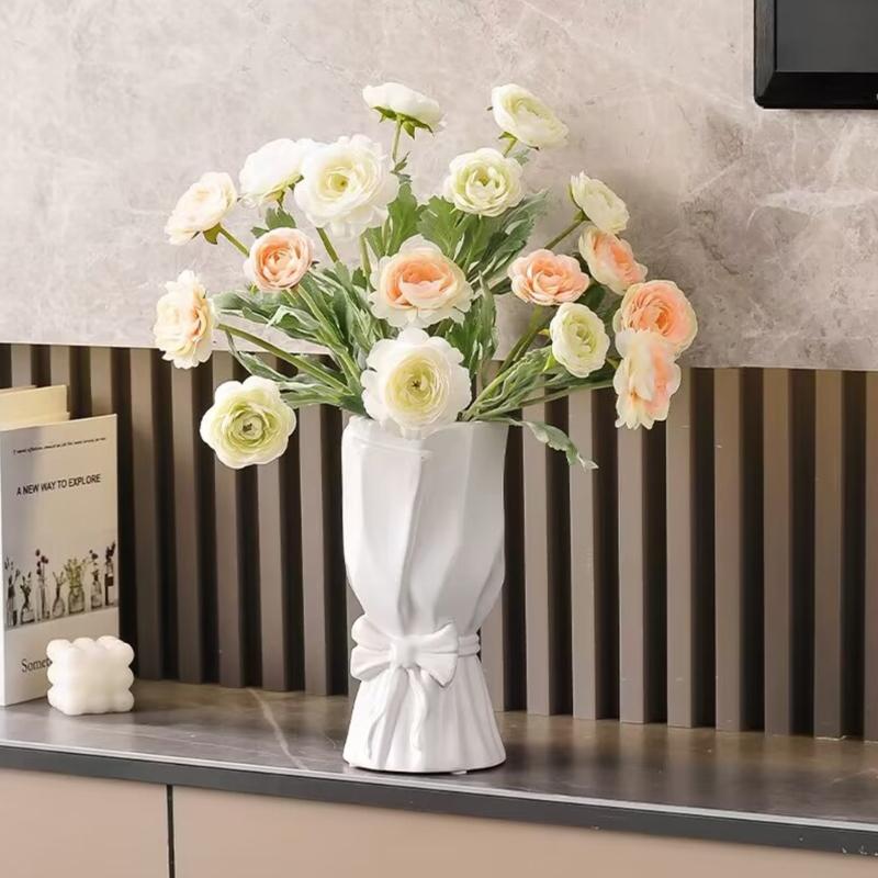 Formy na květináče na vázy Bowknot Tvar na vázy Cementové formy Silikonový materiál pro ruční výrobu květináčů pro šťavnaté rostliny