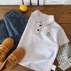 Boys Sweater Autumn New Children'S Fake Two-Piece Lapel Pullover Medium Children'S Foreign Style Spring And Autumn Clothes