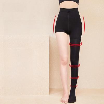 Meias de pressão femininas e meias de emagrecimento - Meia-calça nude e preta, leggings de perna nua para primavera e outono