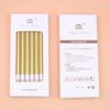 6pcs Cake Birthday Candles Colorful Gold-plated Pencil Decor Candles Candles Party Birthday Festival Decoration Set DIY Wed H1M6