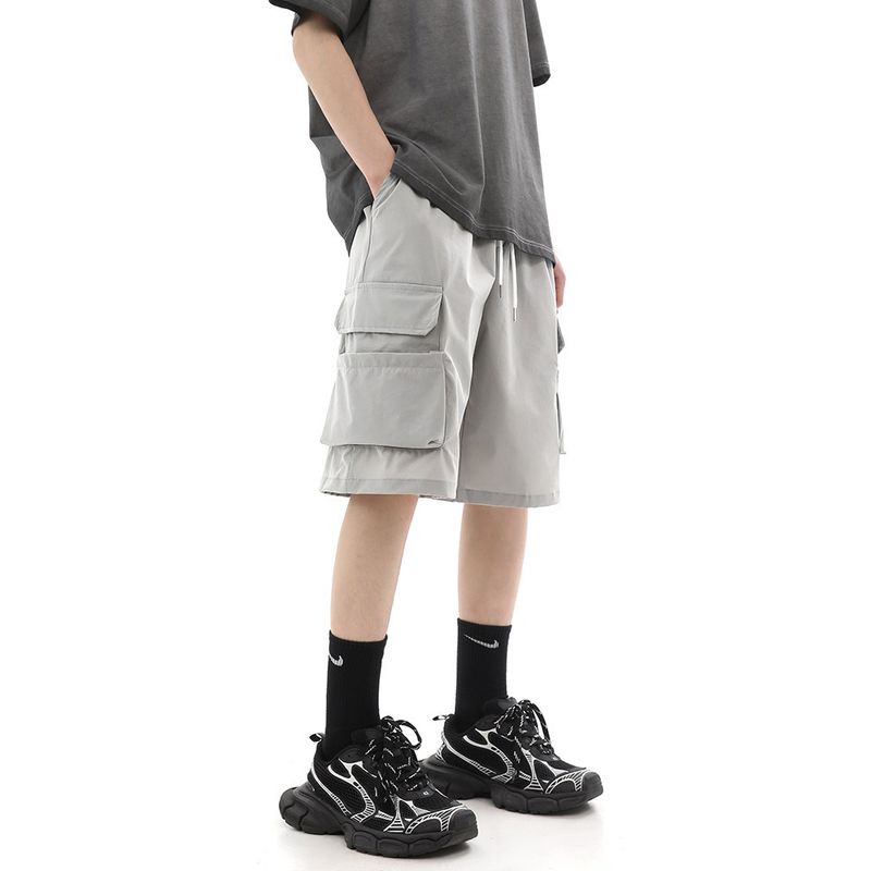 51 Hip-hop American Fashion Brand High Street Hiphop Leisure Shorts Boys Summer Retro Loose Cargo Fifth Pants