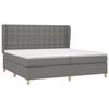 VidaXL Bed Slatted Base with Mattress, Upholstered Bed, Double Bed, Adult Bedroom Interior Bed, Modern, 3128870