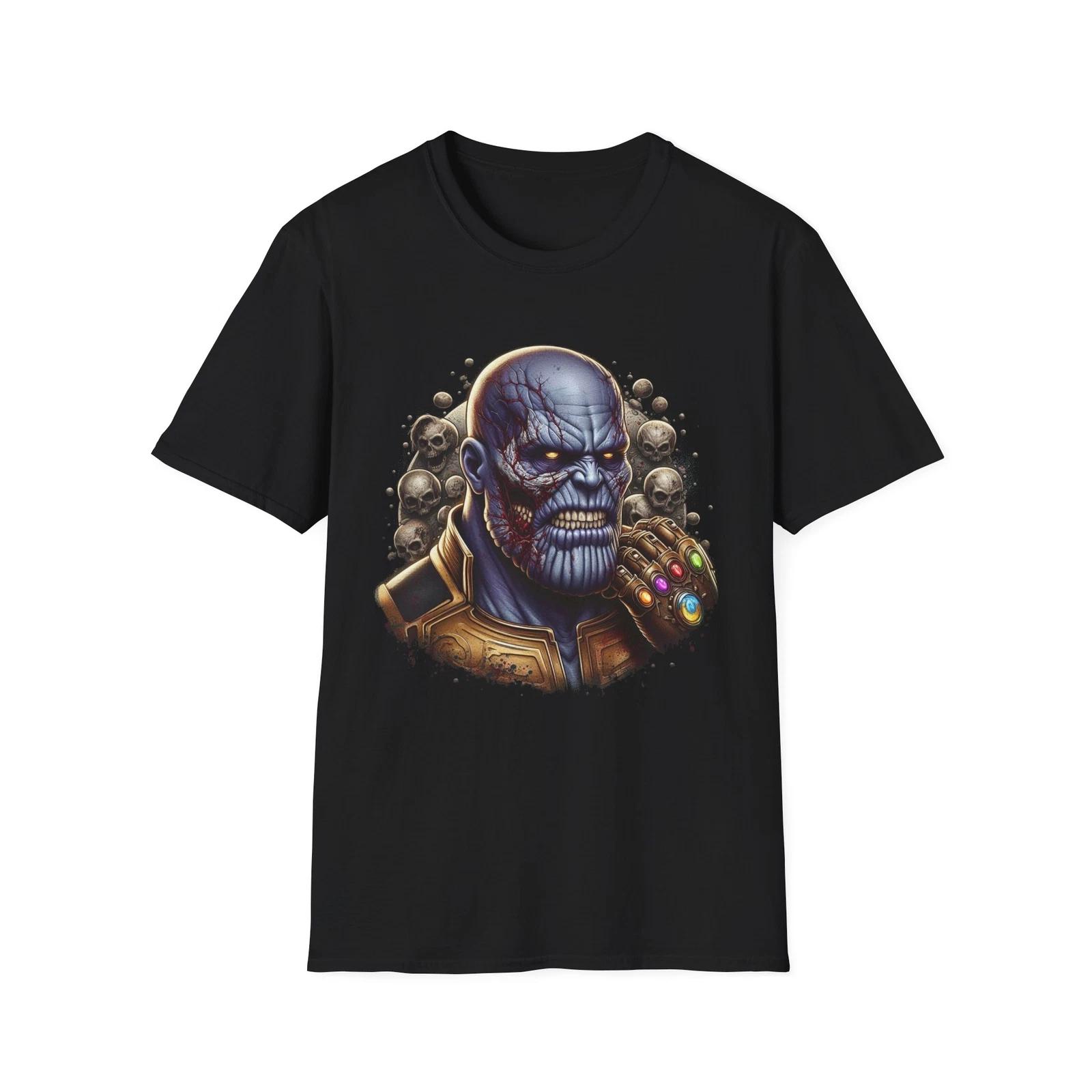Men s and Women s T-shirts Zombie Thanos T-Shirt – Undead Mad Titan Graphic Tee S