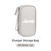 Car Interior Data Cable Storage Bag Mini EVA Case Travel Pack For Jeep Renegade Compass Grand Cherokee Wrangler JK Patriot Liber AJY1