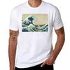 The Great Wave Off Kanagawa T-Shirt Vintage Clothes Aesthetic Clothes Heavyweights Mens Big and Tall T Shirts