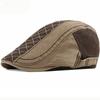 HT4619 Beret Cap Men Women 100% Cotton Spring Summer Hat Cap Artist Painter Beret Hat Adjustable Ivy Flat Cap Male Female Berets