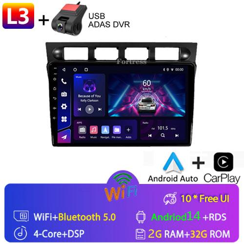 Android 13 For Kia Picanto SA Morning 2004 - 2007 Car Radio Player Stereo Multimedia WIFI BT GPS Navigation Player QLED Screen