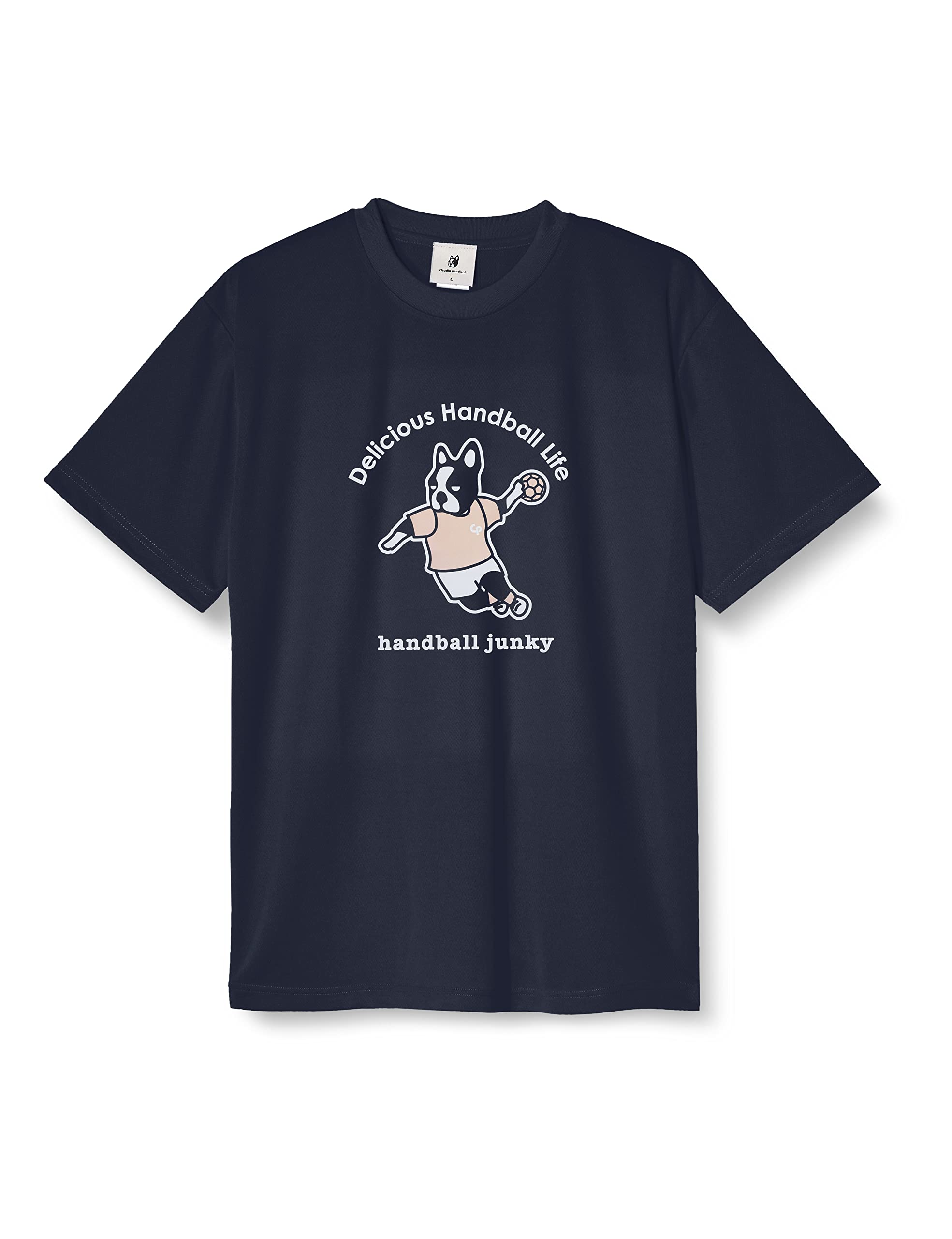 

Claudio Pandiani Handball Junky Side Shoot Dry Tee HJ17003 Navy XS +1