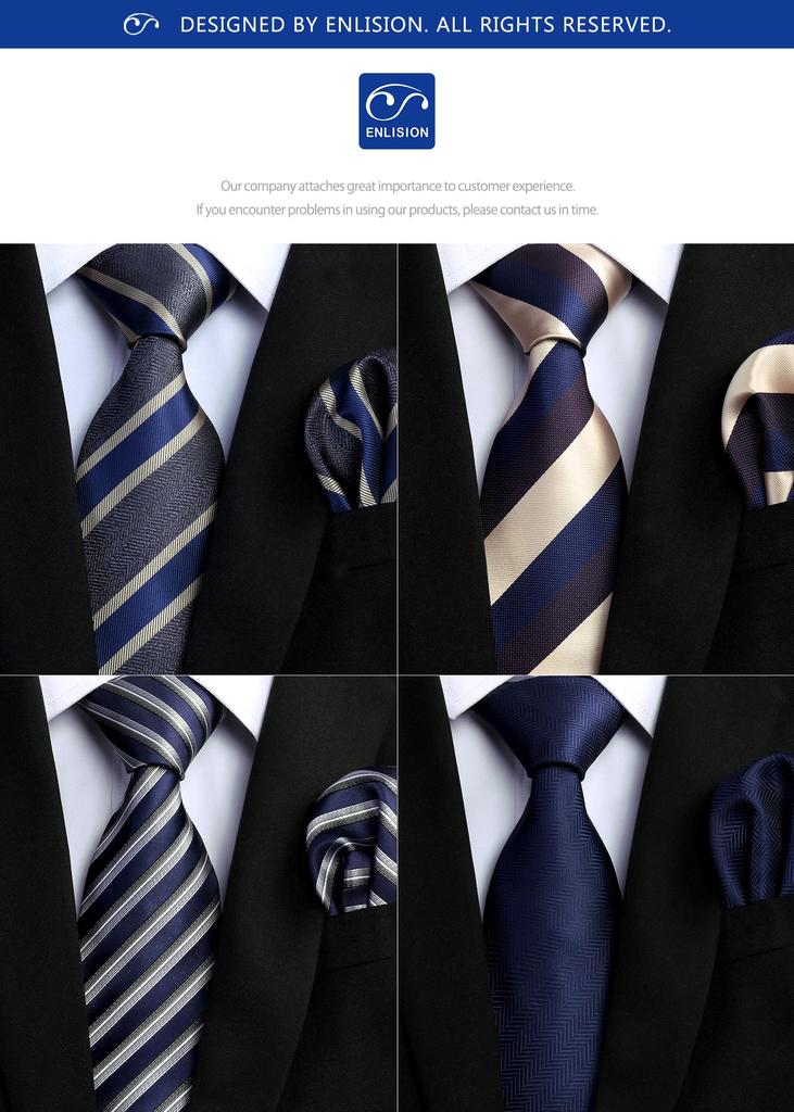 Business Set of for Job Entrance Graduation [Enlision] Men's Ties, 4, Silk, Washable, Interviews, Hunting, Ceremonies, Ceremonies, Coming-of-Age