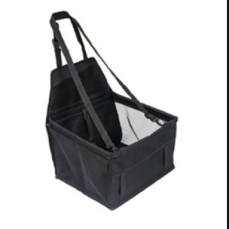 

Dog Car Seat,Scratch Proof Durable Pet Booster Car Front Seat Puppy Safety Belt Stable Foldable Travel Pet Car Seat чёрный