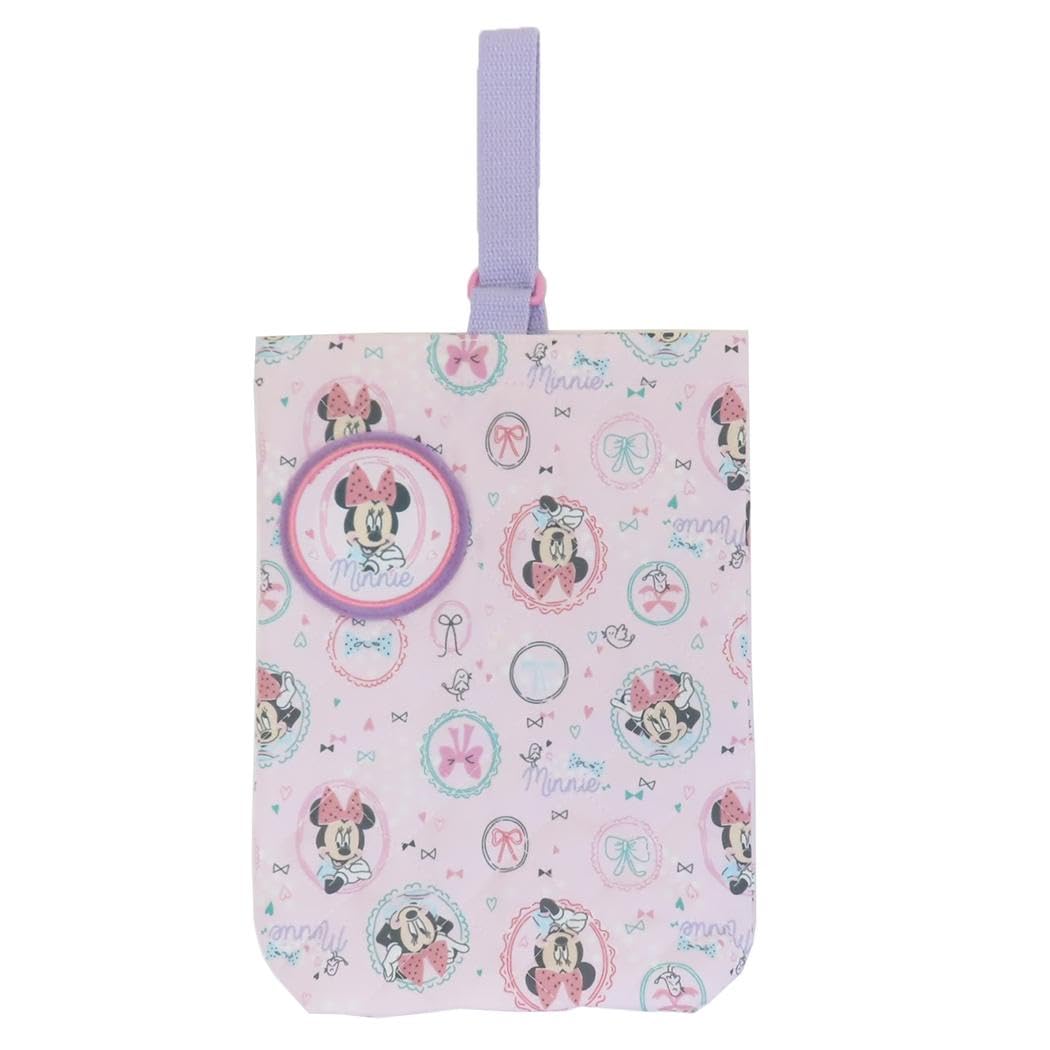 

Takanami Create Квітчастий чохол для взуття, Мінні Маус, Рожевий [130584] Ідеально підходить для дитячого садка, школи та позакласних занять