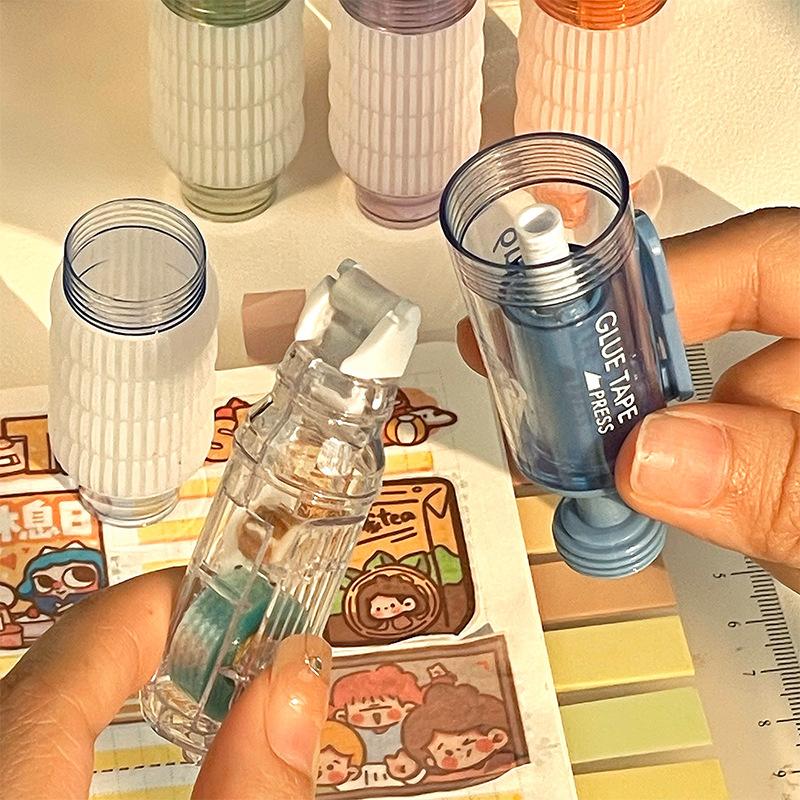 The New Pen-type Dot Adhesive with High Appearance Level High Viscosity and Replaceable Core Correction Tape Type Dot Double-sided Tape for Students