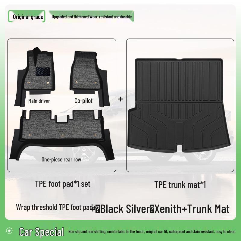 2025 Xpeng G7 TPE Vollabdeckung Fußmatten - Spezielle Innenraum-Modifikationszubehörteile für Autos
