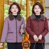 Padded jacket new padded jacket velvet lapel women's clothing autumn and winter short jacket warm padded jacket