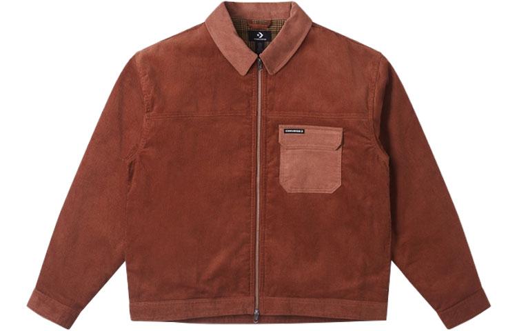 Converse Jackets Men s Brown Lapel Moderate Other 10025260-A02 XL