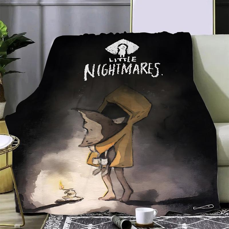 Horror Game Little Nightmares Printed Blanket Picnic Blankets Warm Blanket Soft Comfortable Blanket Home Travel Birthday Gift