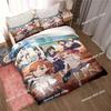 3D Print A Certain Scientific Railgun Sheets Bedding Set Duvet Cover Sheet Pillowcase Bed Soft Quilt Cover Full Queen King Size
