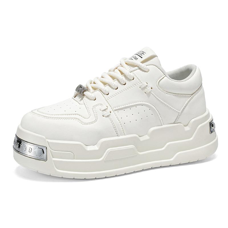 Fashion Red Platform Shoes For Man Punk Original Men's Sneakers Breathable Lace-up Summer Casual Sneaker Man Skateboard Shoes