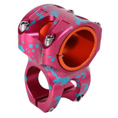 Mountainbike Vorbau Aluminiumlegierung 31,8x35mm Lenker Lenker Riser Zubehör Rosarot Blau