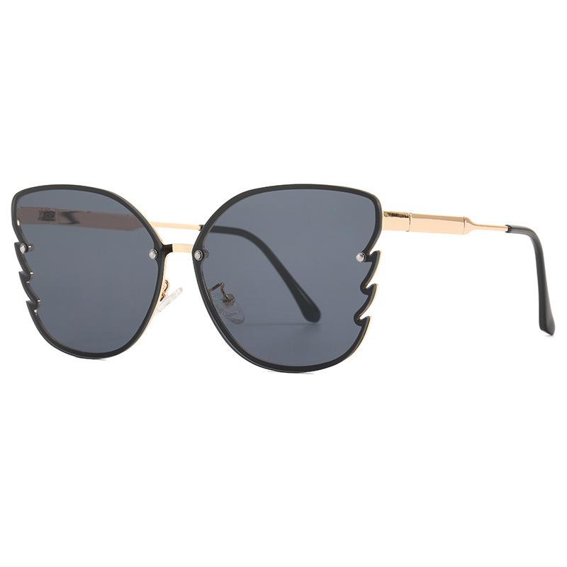 Big Frame Butterfly Trendy Sunglasses Women Street Photography Retro Versatile Sunglasses Women Large Frame Glasses