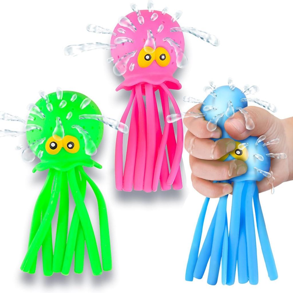Octopus Water Balls Pool Toys for Kids Sensory Octopus Water Bomb Splash Balls Toddler Bath Toy Swimming Pool Floating Swim Toys