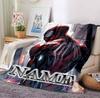 Custom Name Spider-Man Urban Flannel Blanket Throw Blanket Soft Warm Sofa Bed Decor Unique Gift