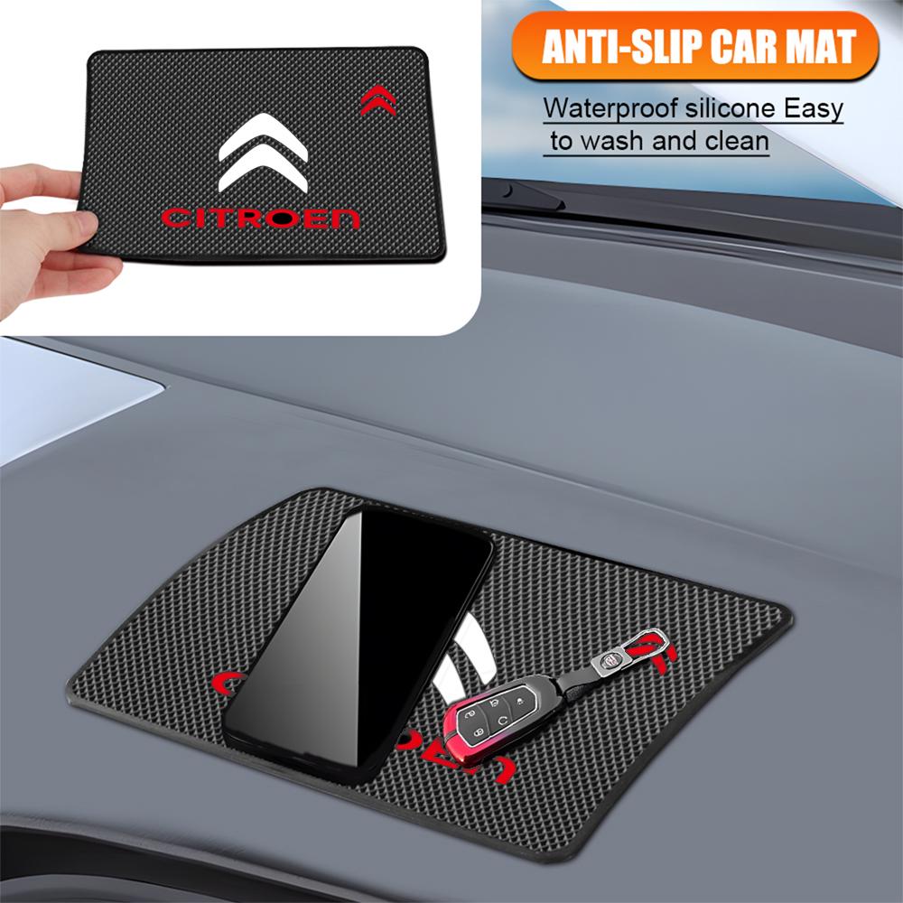 PVC Silicone Car Dashboard GPS Phone Toy Ornament Anti Slip Mat For Citroen C1 C2 Grand C4 Picasso C4L VTS C-ELYSEE DS C3-XR C5