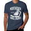 Northover Small Engines White Logo Tshirt Casual Simple Design Short Sleeve Shirt