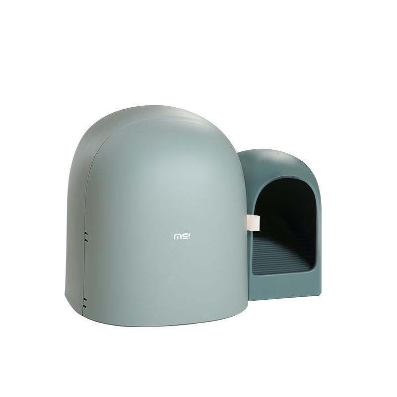 Mochi Fully Enclosed Extra Large Cat Litter Box – Odor-Proof, Anti-Splash Hallway Style