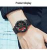 Sanda Men's Creative Rotating Quartz Wristwatch with Mesh Strap