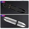 2Pcs Epoxy Sticker Car Fender Side Wing Emblem Badge Sticker For Porsche Panamera Macan Boxster Cayman Cayenne 911 718 Accessory